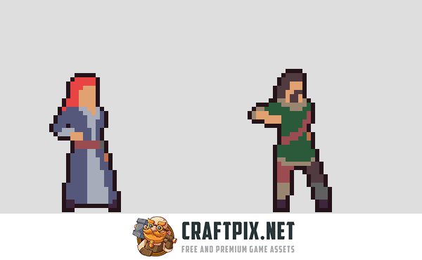 Villagers Sprite Sheets Pixel Art