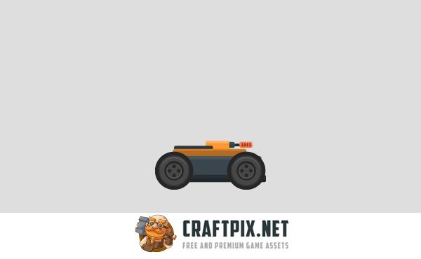 Combat Vehicle Sprites Flat Design