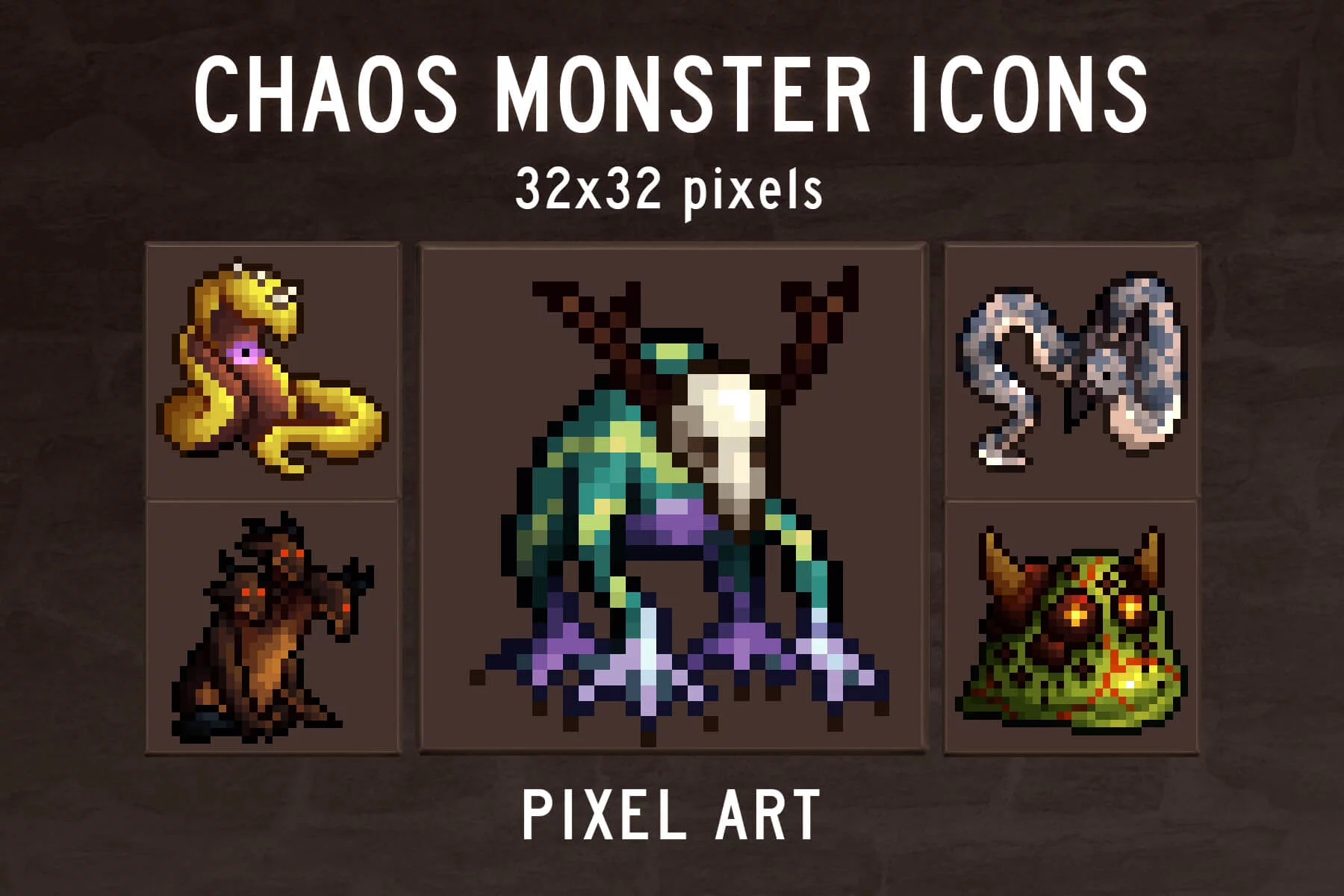 Chaos Monsters 32×32 Icon Pack