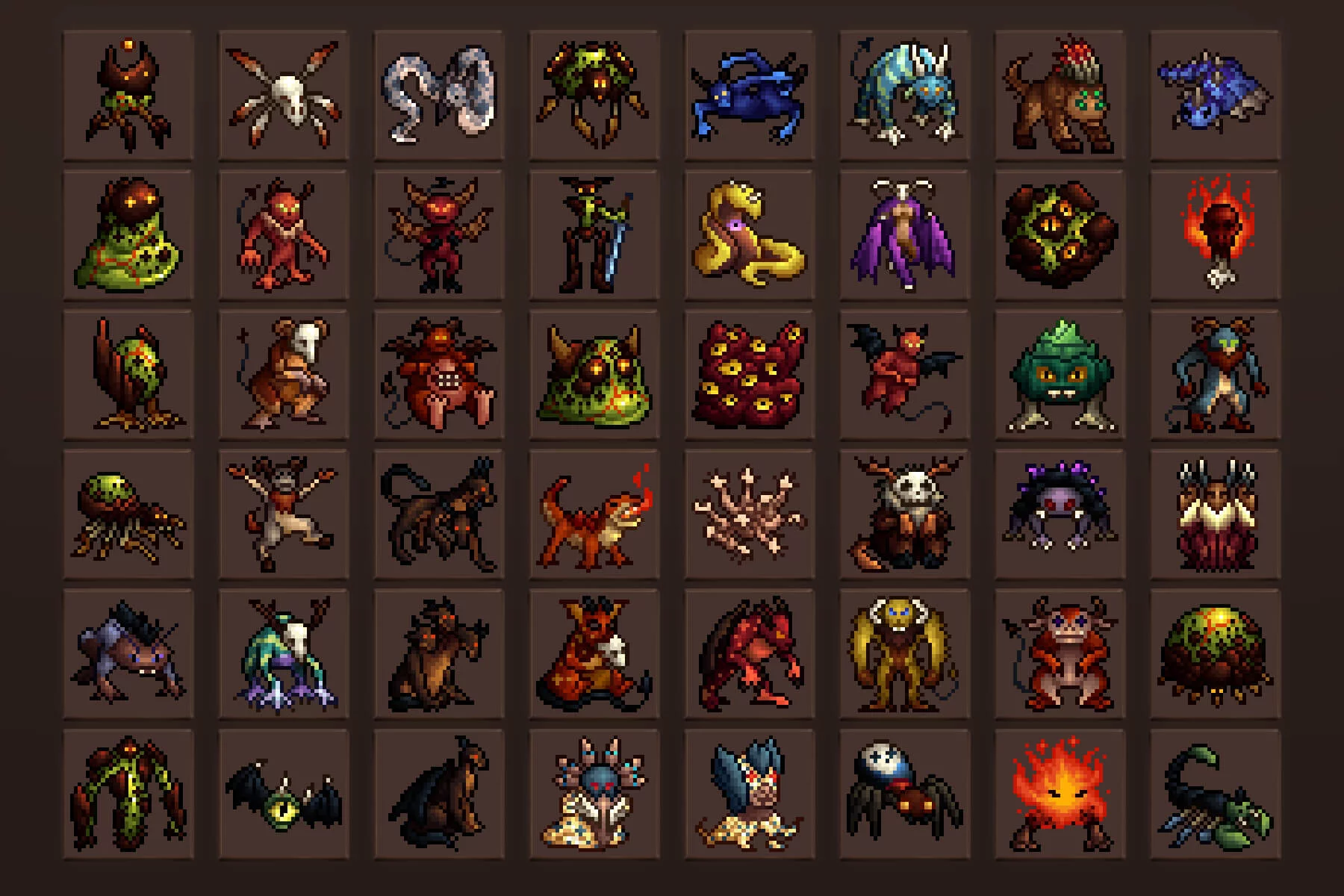 Chaos Monsters 32×32 Icon Pack