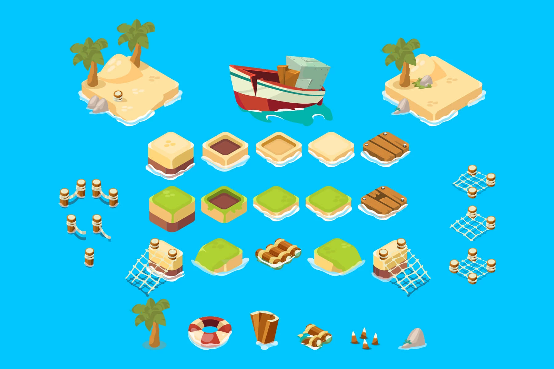 Isometric Island Tileset