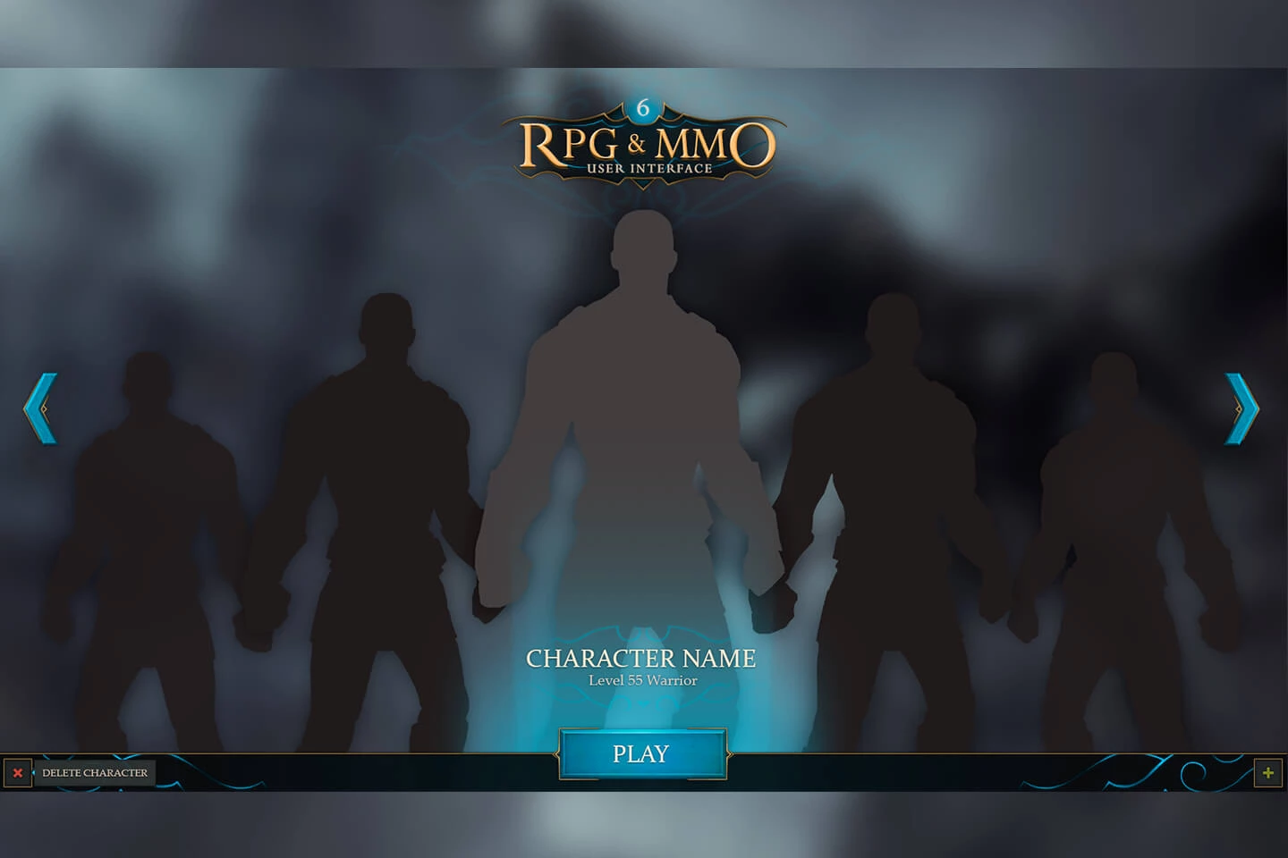 RPG & MMO Game User Interface