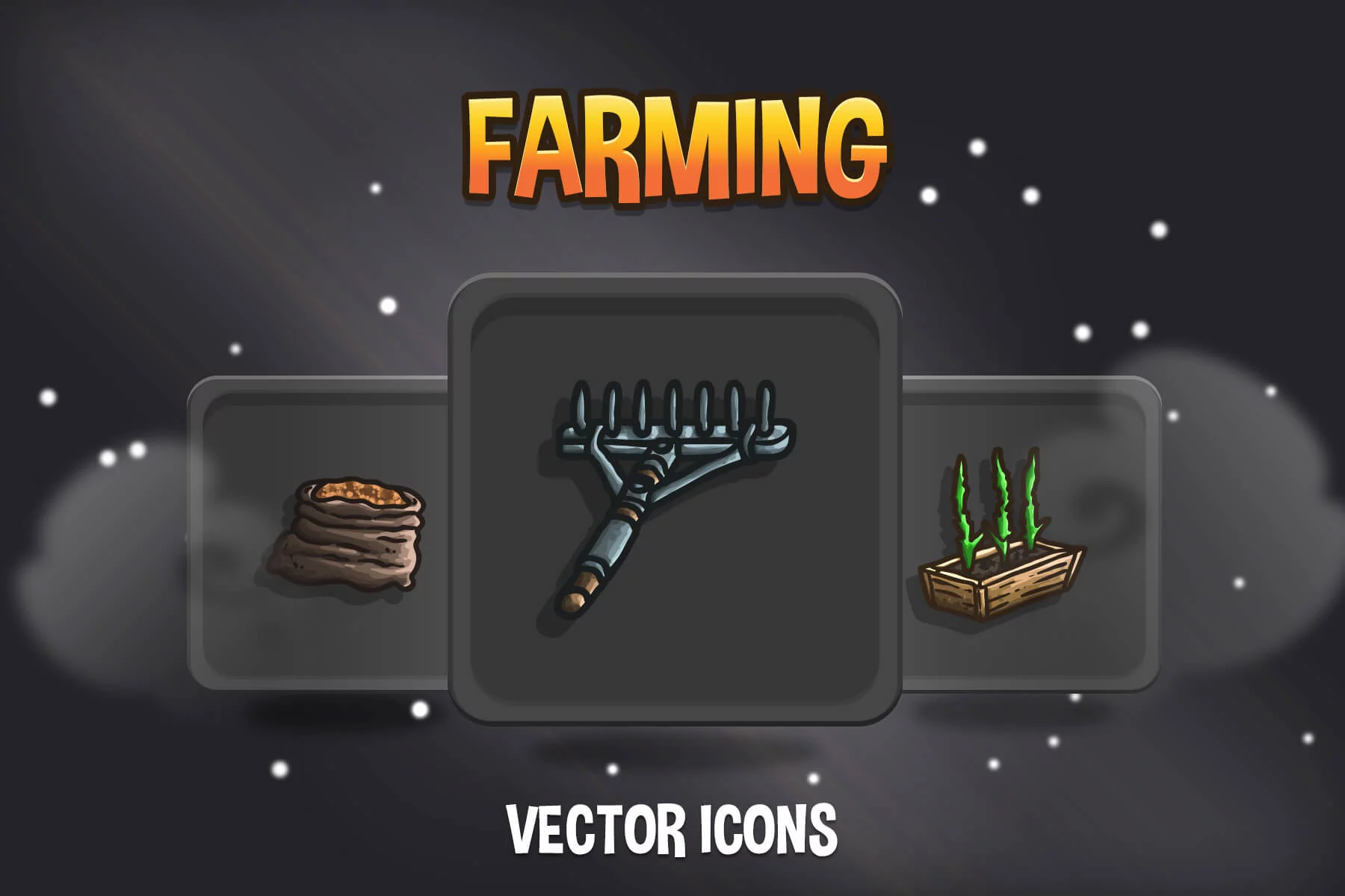 RPG Farming Game Icons