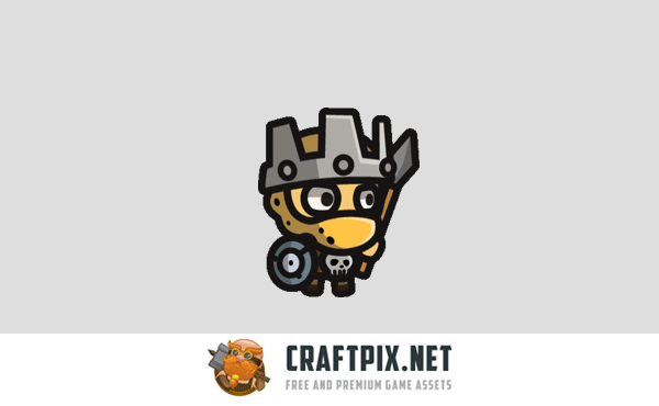Barbarian Tiny Style 2D Character Sprites