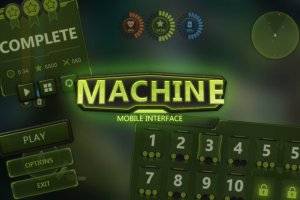 Machine Mobile UI：战斗游戏完整界面素材包