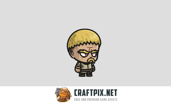 Villager Chibi Character Sprites
