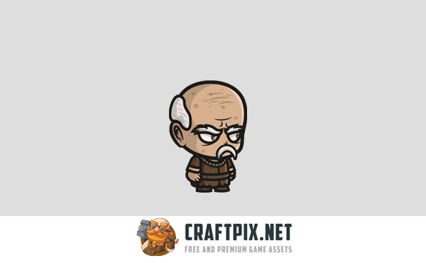 Villager Chibi Character Sprites