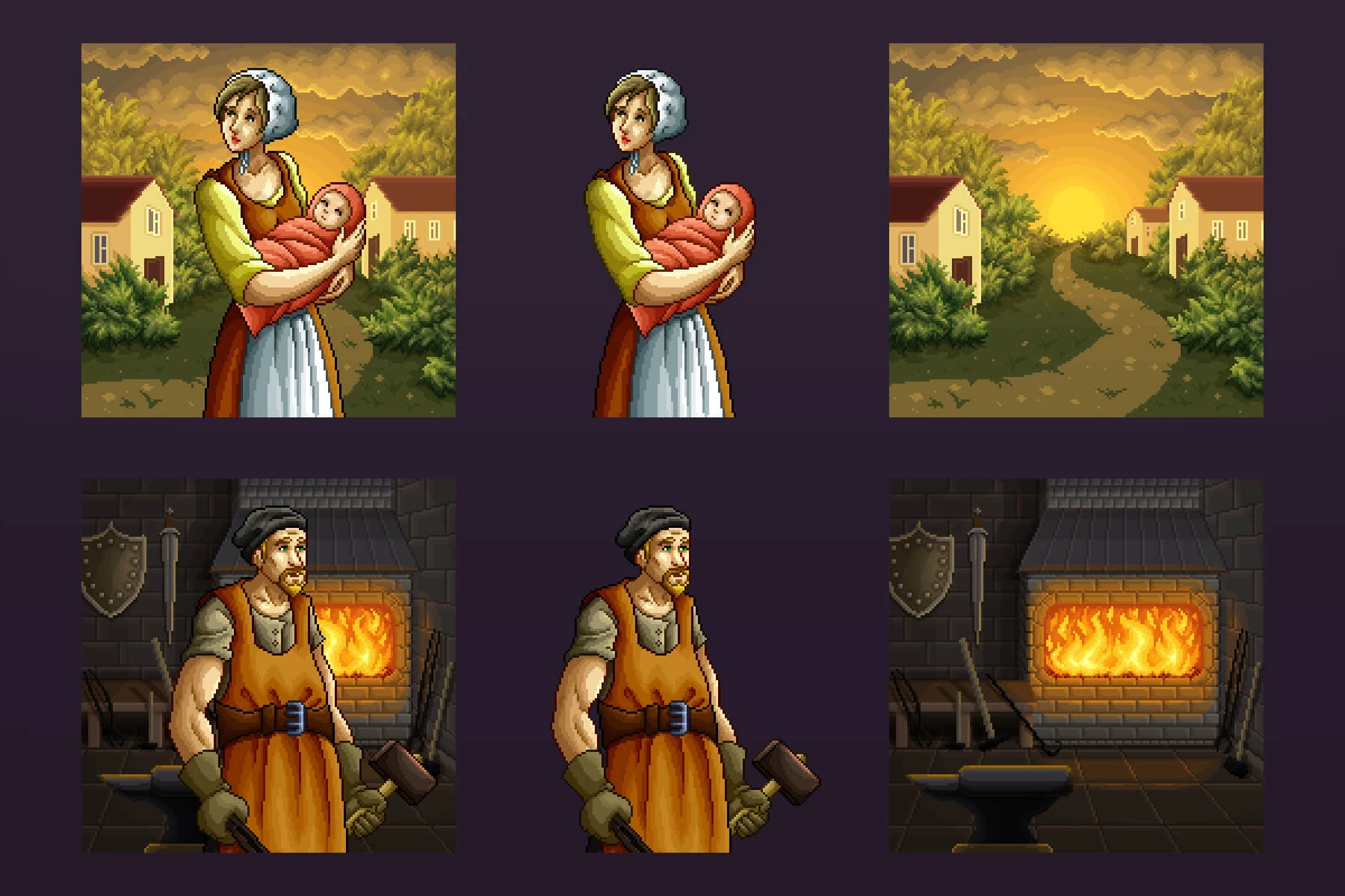 NPC Quest TCG Cards Pixel Art
