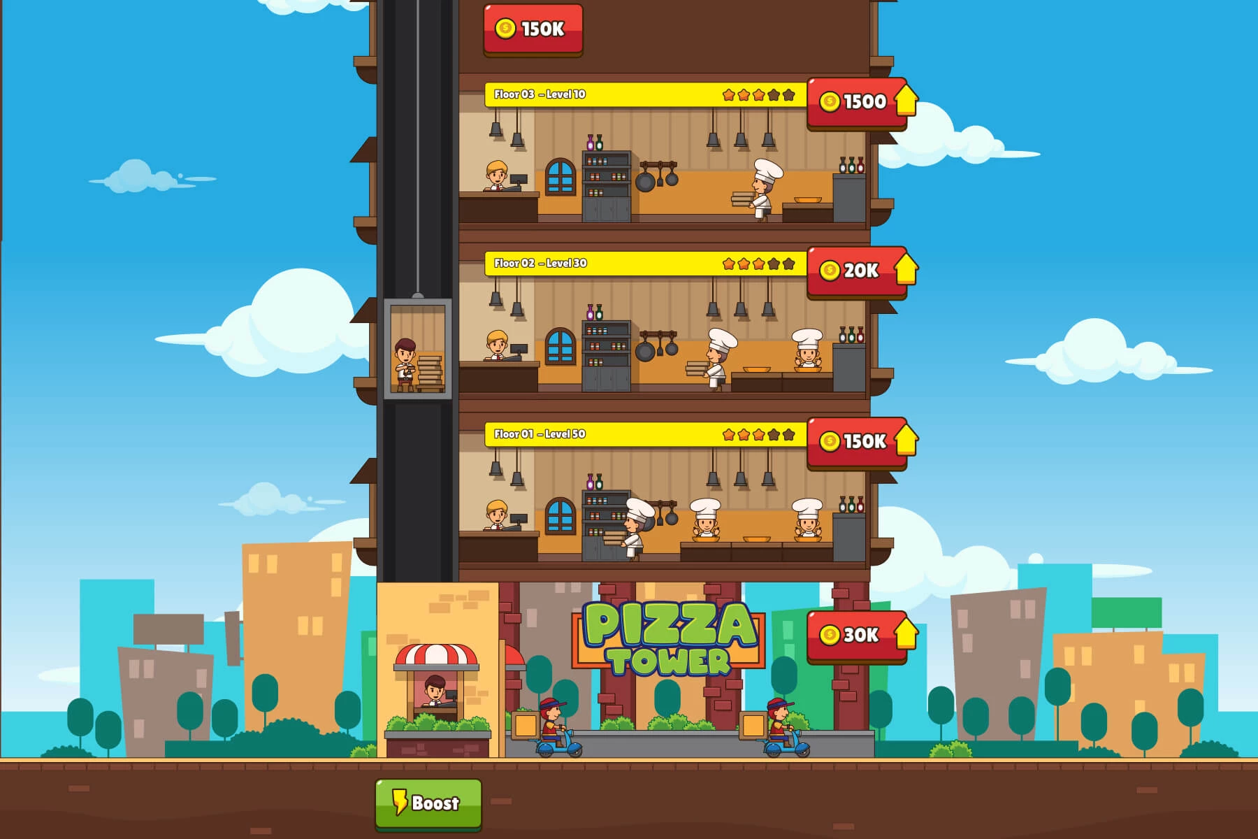 Cooking Pizza Assets Idle Game Kit