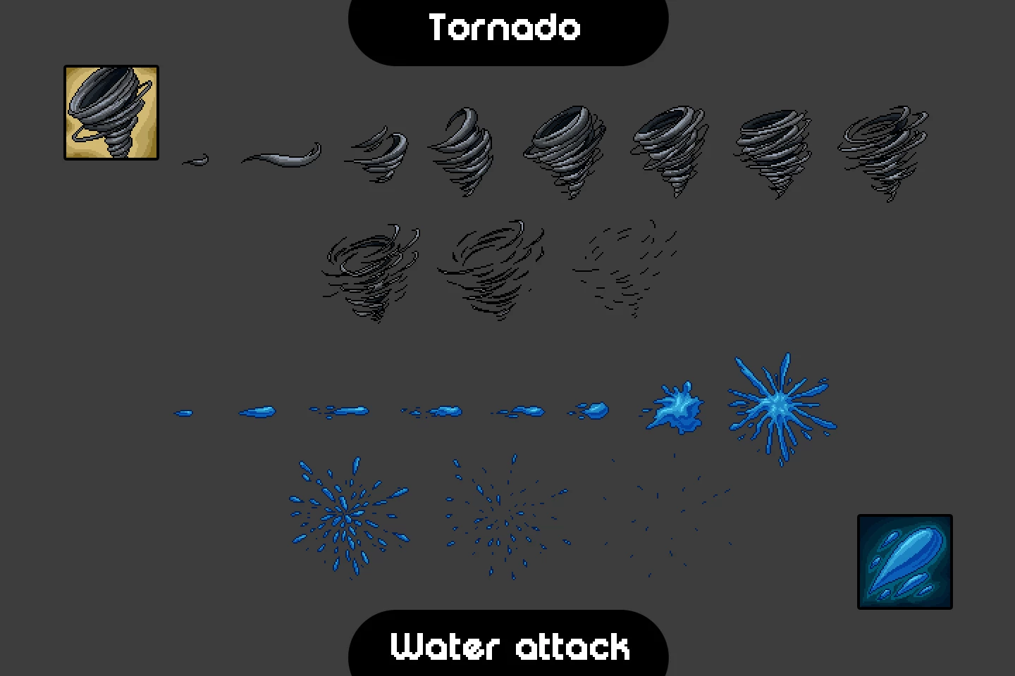 10 Magic Effects Pixel Art Pack