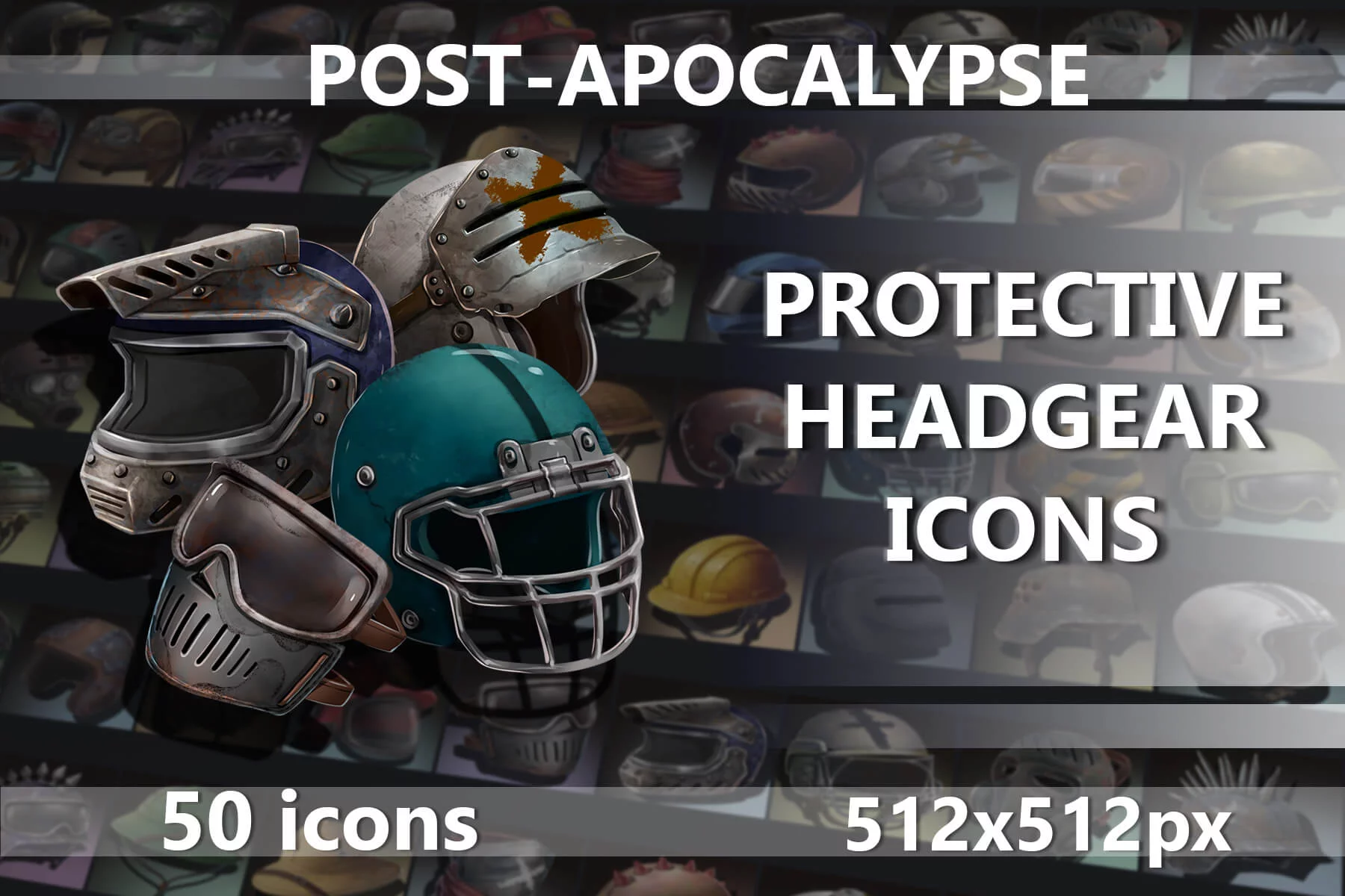 Post-Apocalypse Protective Headgear Icons