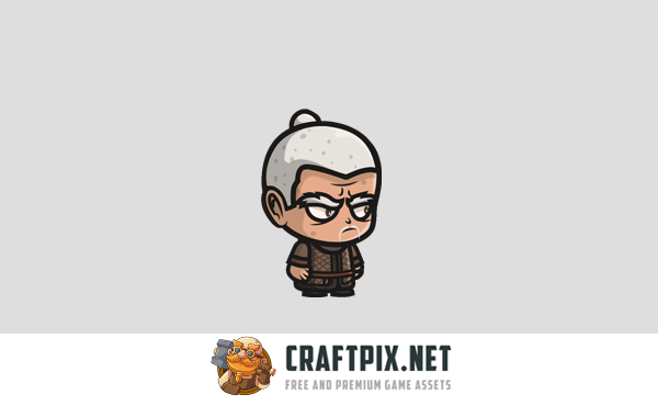 Samurai Chibi Character Sprites