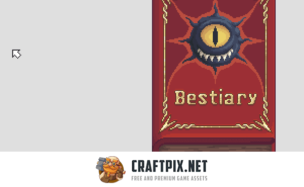 Bestiary Book Pixel Art Asset Pack