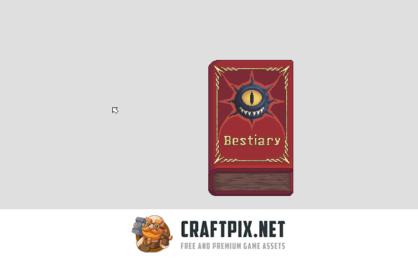 Bestiary Book Pixel Art Asset Pack