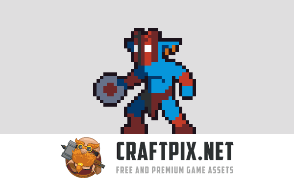 Cave Monster Pixel Art Game Sprite Pack