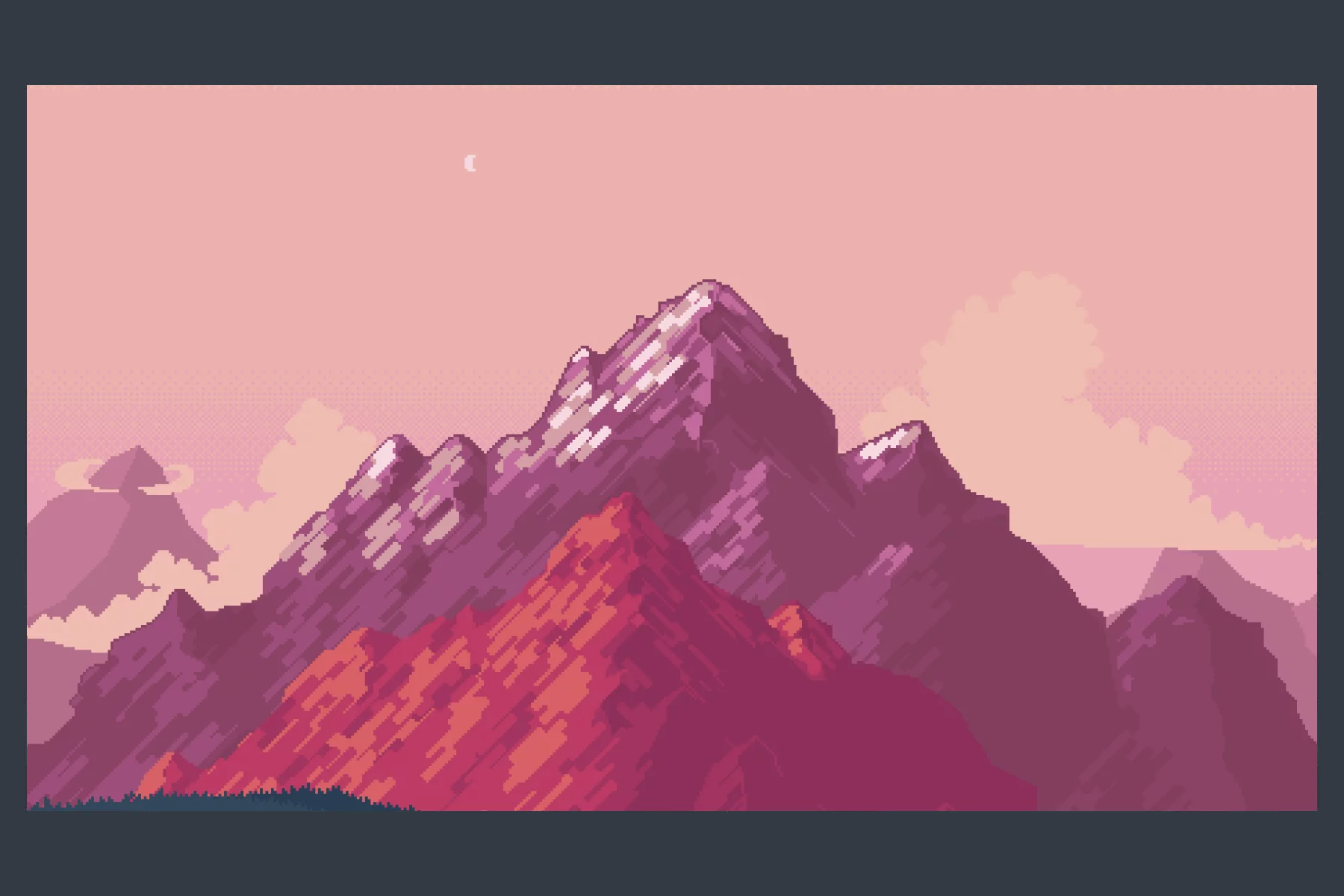 Mountain Backgrounds Pixel Art