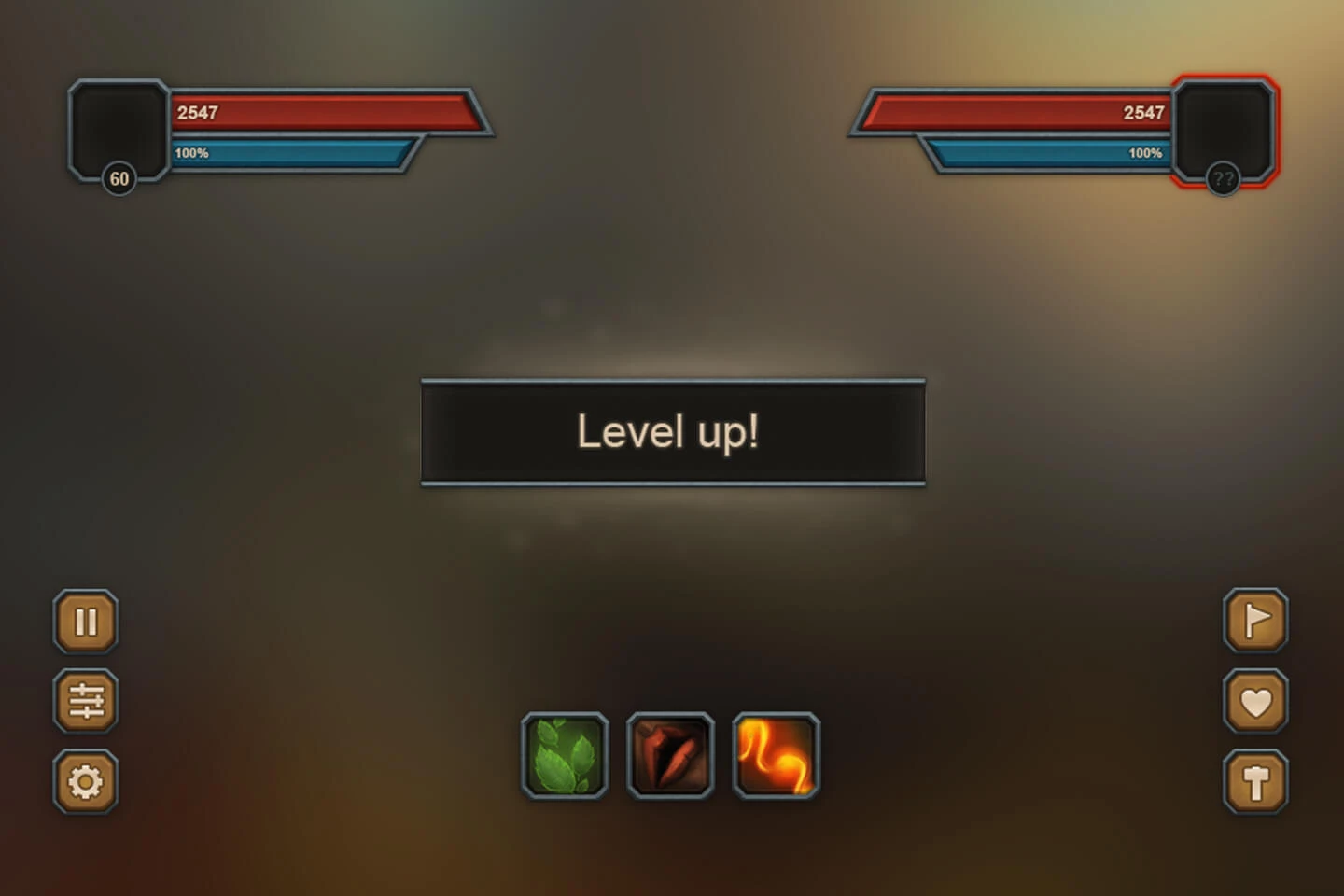 Dark Age UI for Mobile Games