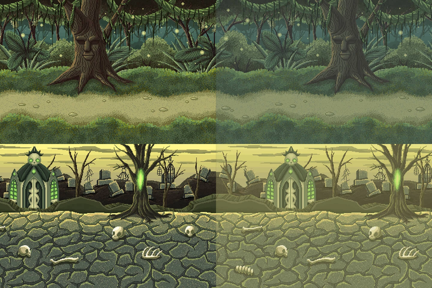 Pixel Art Fantasy 2D Battlegrounds