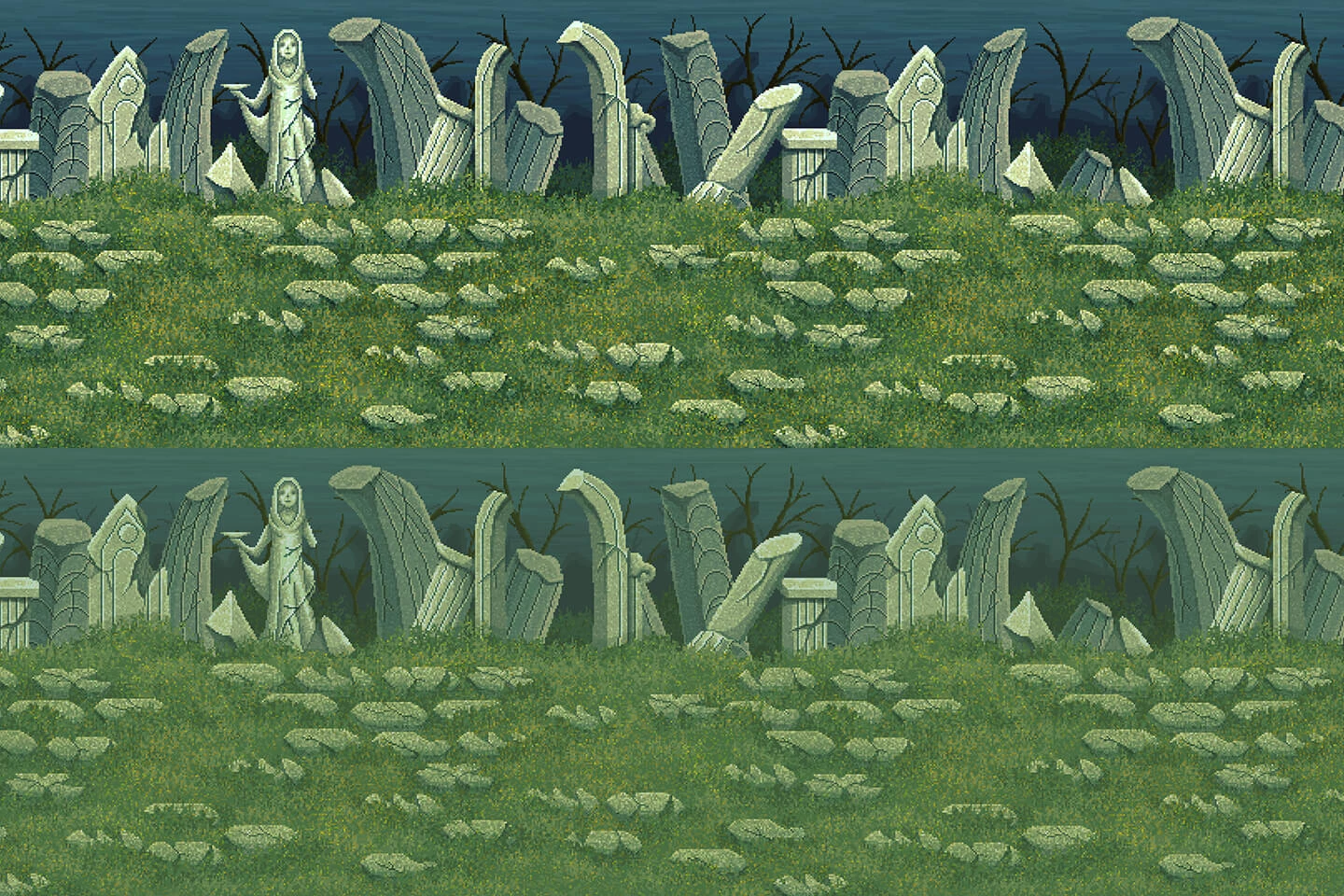 Pixel Art Fantasy 2D Battlegrounds