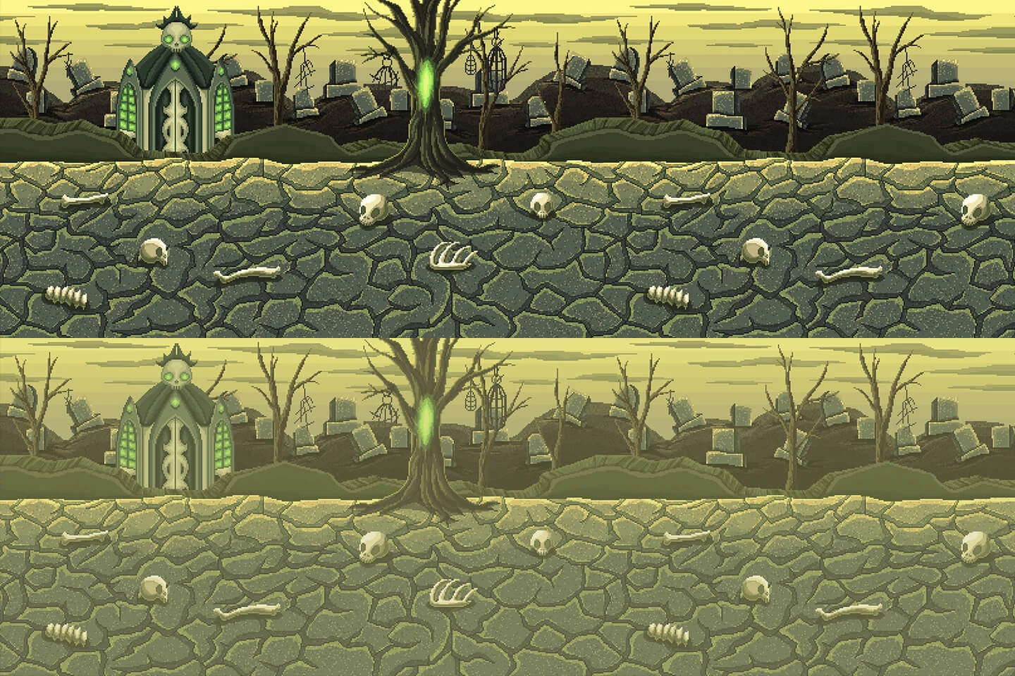 Pixel Art Fantasy 2D Battlegrounds
