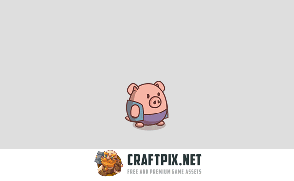 Cute Pigs Game Character Sprite Pack