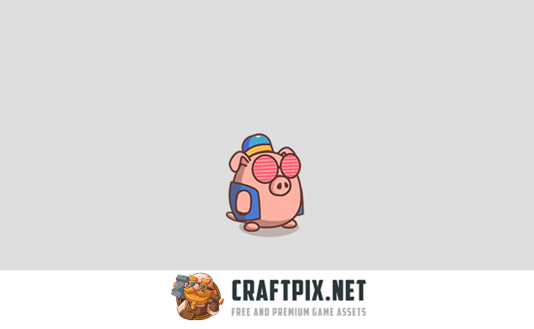 Cute Pigs Game Character Sprite Pack