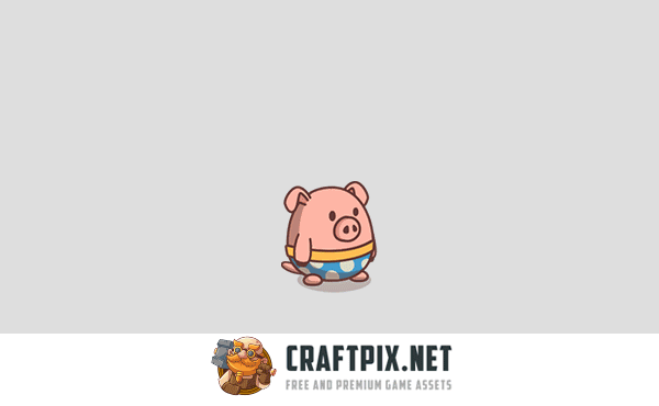 Cute Pigs Game Character Sprite Pack