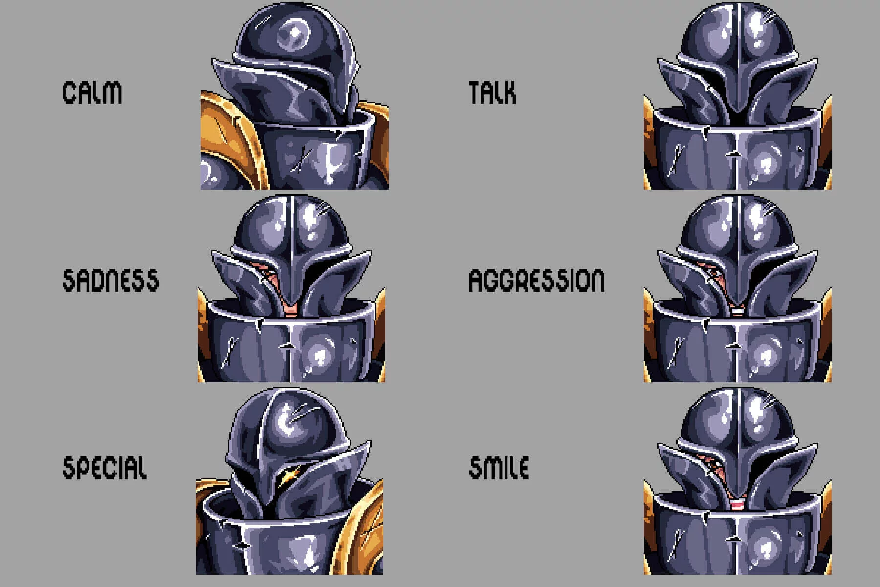 Elf Warrior Avatar Icon Pixel Pack for Dialogue