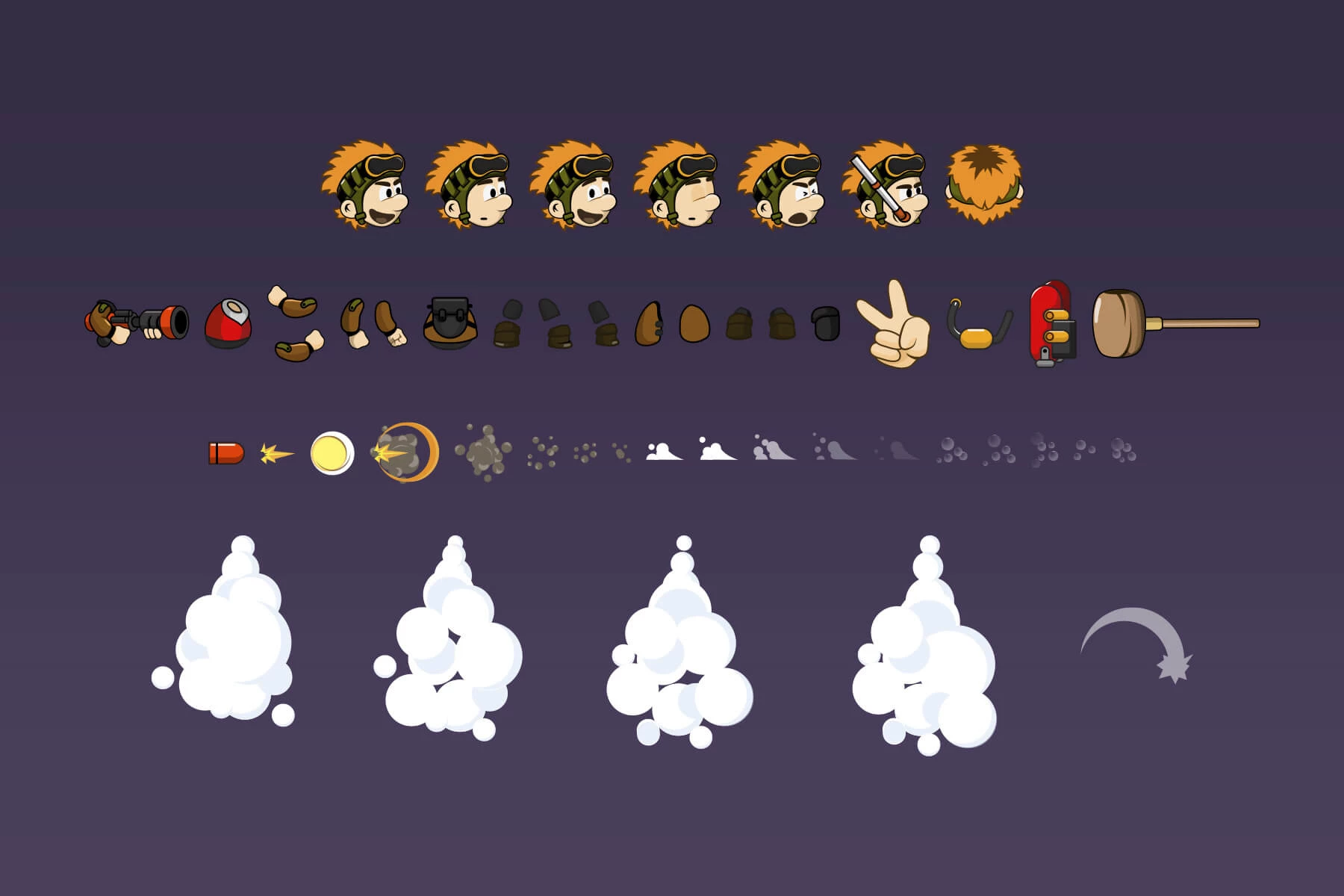 Cartoon Boy Sprites for Platformer Game