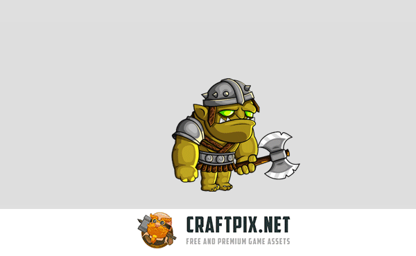 2D Fantasy Orcs Character Sprite