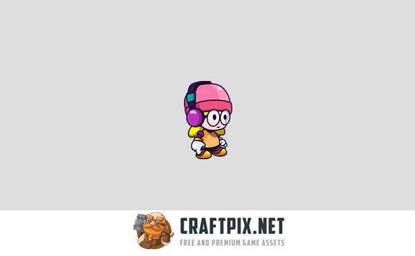 Animated Cartoon Characters for Platformer
