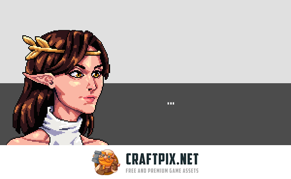 Elf King and Queen Pixel Avatar Icon Pack for Dialogue