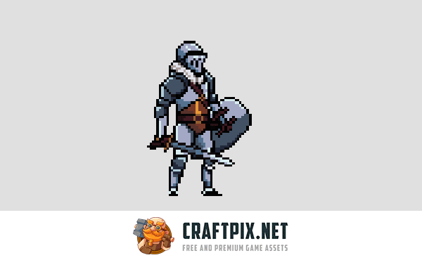 Knight Character Sprites Pixel Art
