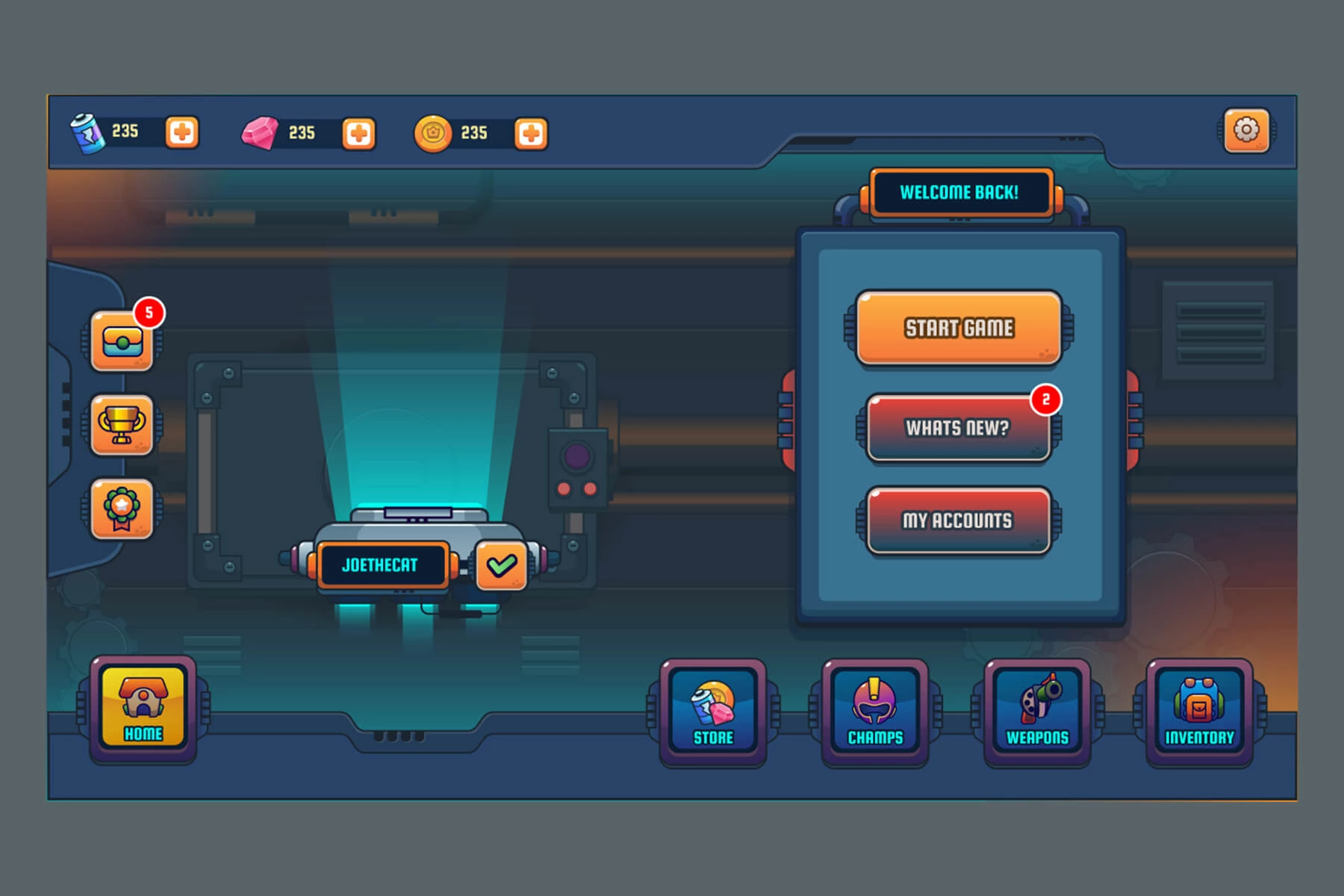 Mobile Game UI