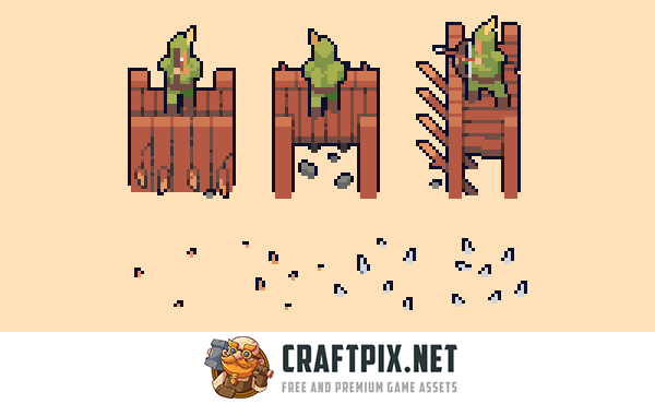 Magic and Traps Top-Down Pixel Art Asset