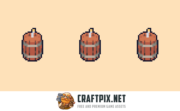 Magic and Traps Top-Down Pixel Art Asset