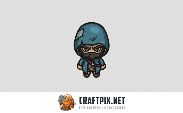 Fantasy Archer Top-Down Characters Pack