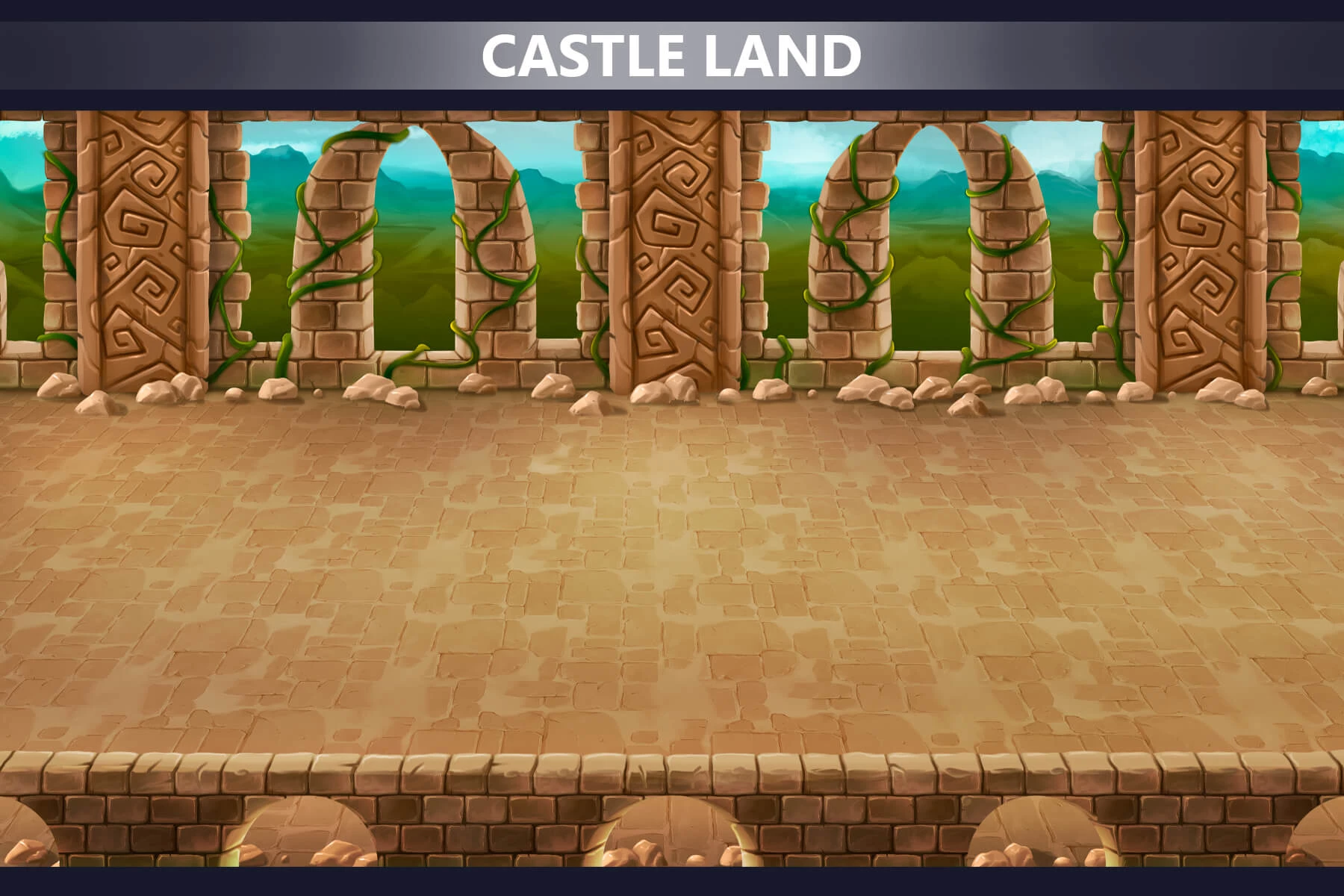 Fantasy Horizontal Battle Backgrounds