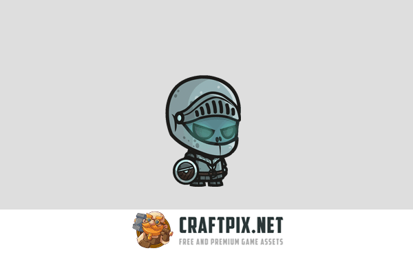 Chibi Ghost Knight Character Sprites