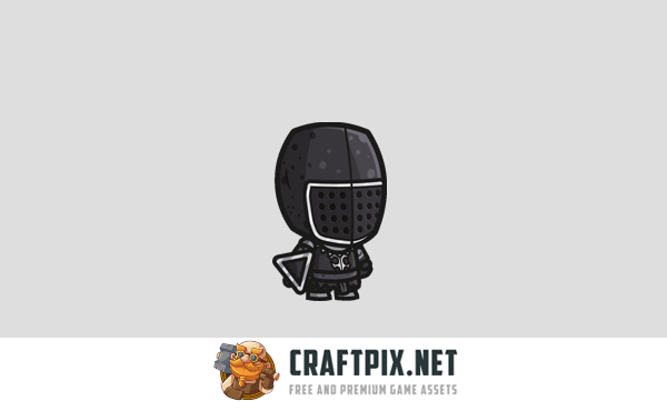 Chibi Ghost Knight Character Sprites