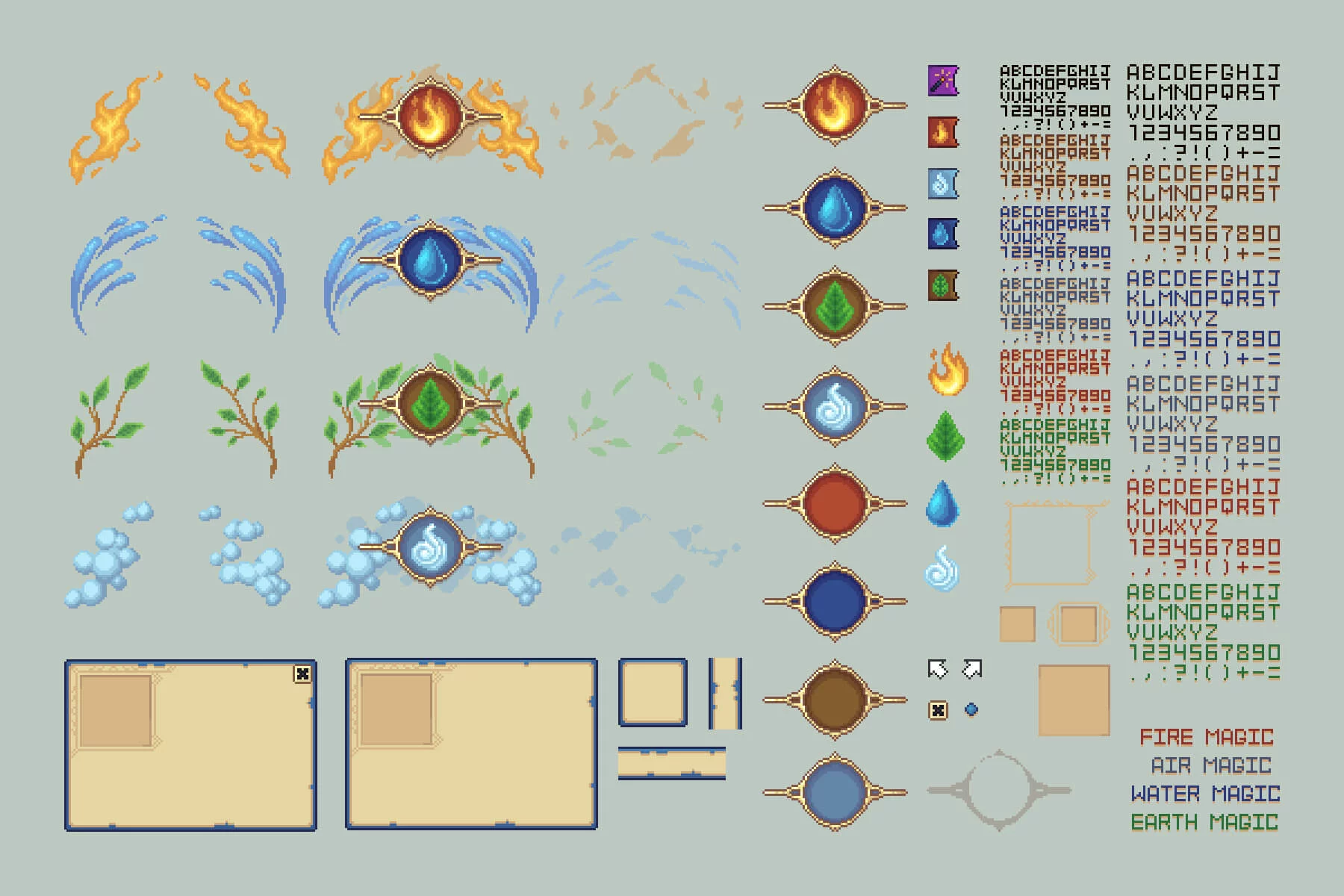 Animated Magic Book Pixel Art Asset Pack