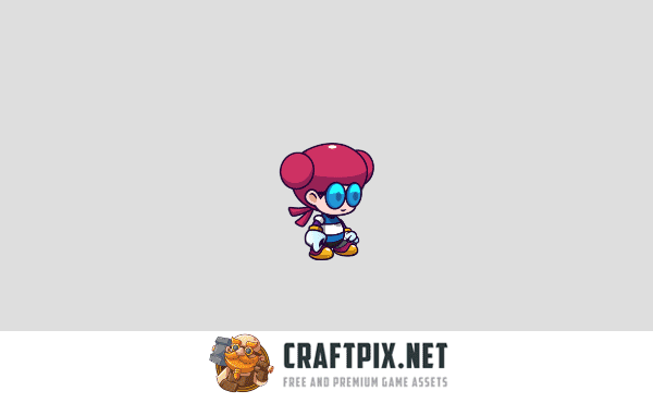 3 Cartoon Chibi Main Heroes Asset Pack