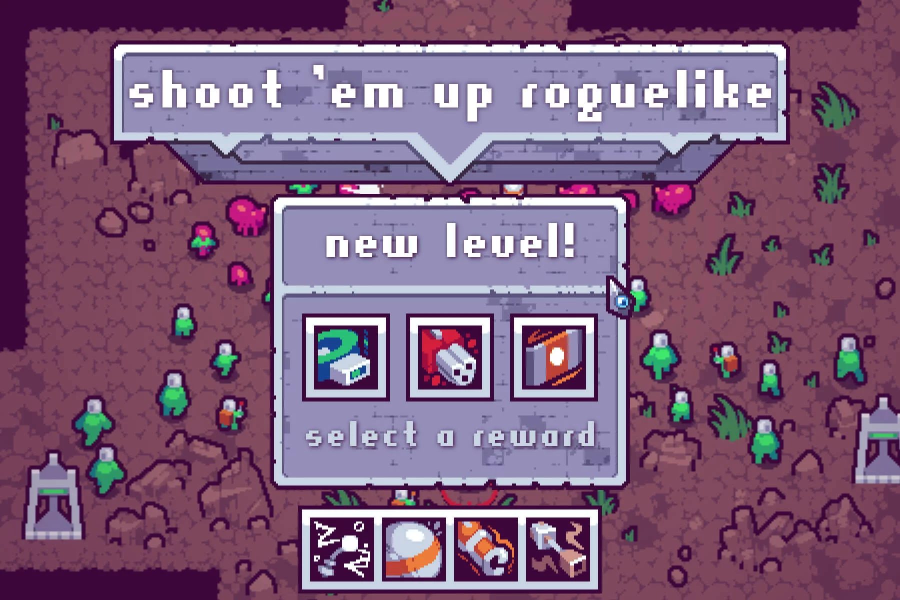 Roguelike Shoot ’em up Pixel Art Game Kit