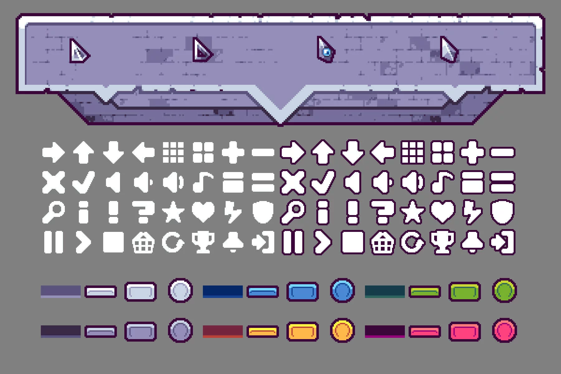 Roguelike Shoot ’em up Pixel Art Game Kit