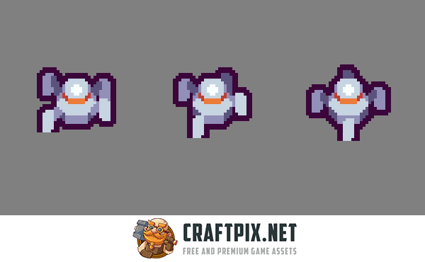 Roguelike Shoot ’em up Pixel Art Game Kit