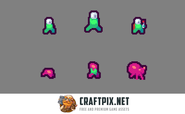 Roguelike Shoot ’em up Pixel Art Game Kit