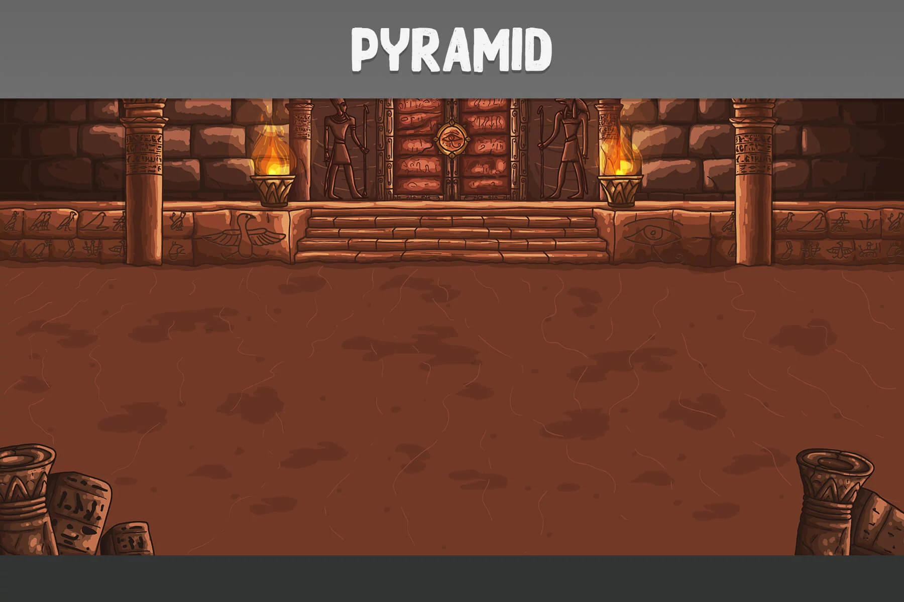 Horizontal Egypt Battle Backgrounds