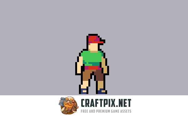 Beach Crowd Pixel Asset Pack for Platformer