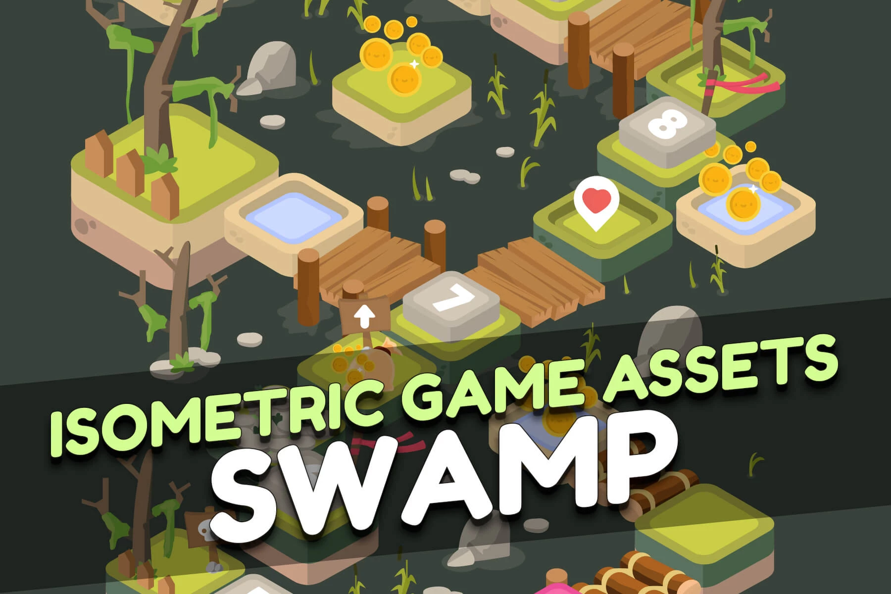 Swamp Isometric 2D Tileset