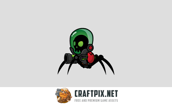 3 Enemy Character Sprite Set